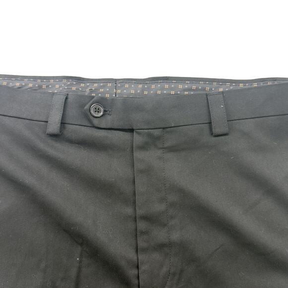 Lauren Ralph Lauren Total Comfort Black Dress Pants Men’s 38x32 Flat Front - Picture 3 of 4